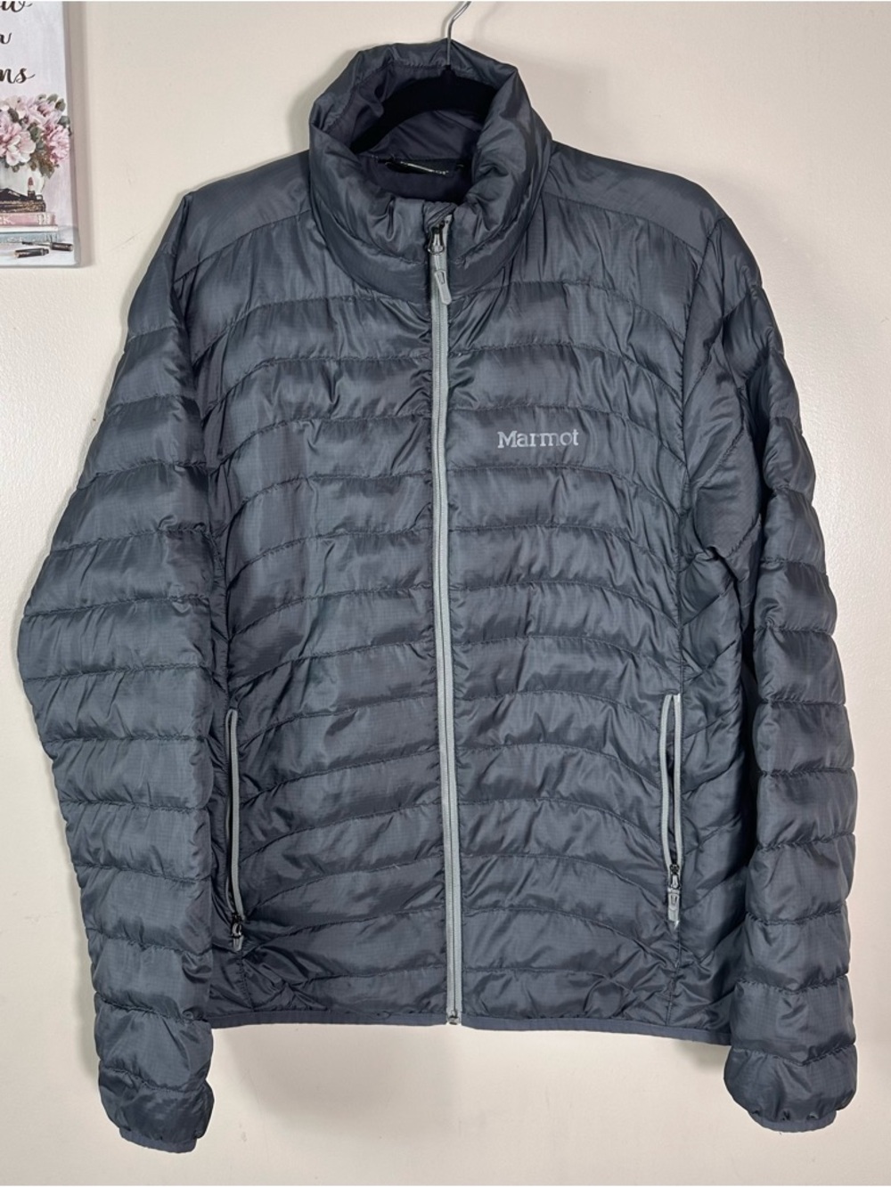 Marmot Men's Quilted Packable Puffer Jacket - Charcoal Gray